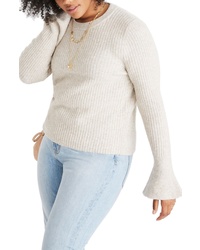 Madewell Ruffle Cuff Pullover Sweater