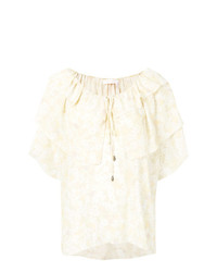See by Chloe See By Chlo Printed Ruffle Blouse