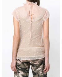 Zadig & Voltaire Zadigvoltaire Tulle Ruffle Blouse