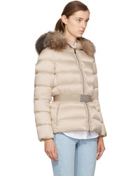 Moncler Beige Down Tatie Jacket