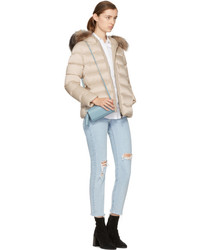 Moncler Beige Down Tatie Jacket