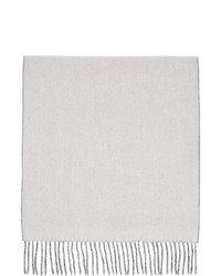 Won Hundred Off White And Grey Wool Vanessa Double Scarf