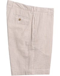 Vintage 1946 Cotton Seersucker Shorts Flat Front