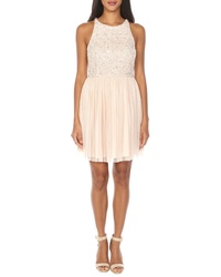 Lace & Beads Picasso Sequin Cocktail Dress