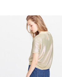 J.Crew Collection Sequin T Shirt