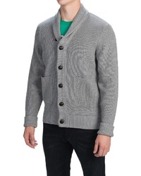 Barbour Beech Cotton Cardigan Sweater Shawl Collar