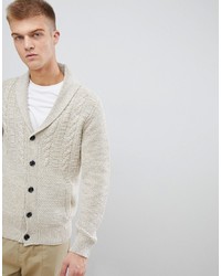 Esprit Cable Knit Cardigan In Twisted Yarn