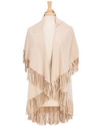 Look By M Faux Suede Shawl