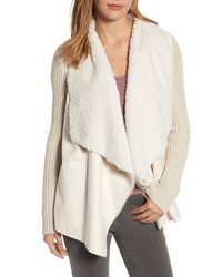 KUT from the Kloth Opal Drape Front Cardigan With Faux