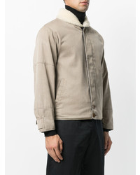 Gianfranco Ferre Vintage Shearling Effect Collar Jacket