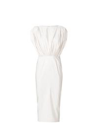 Maticevski Gathered Panel Fitted Dress
