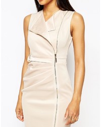 Lipsy Pencil Dress With Zip Detail