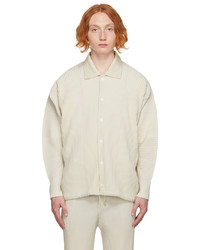 Homme Plissé Issey Miyake Beige Monthly Color August Jacket