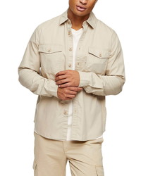 Topman Cotton Overshirt