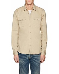 Orlebar Brown Denton Stretch Cotton Shirt Jacket