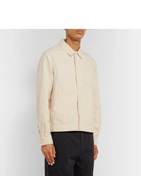 YMC Linen And Cotton Blend Canvas Shirt Jacket