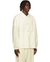 Jil Sander Off White Cotton Jacket