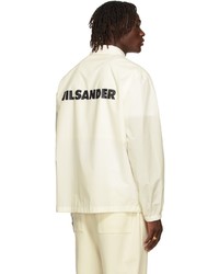 Jil Sander Off White Cotton Jacket