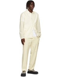 Jil Sander Off White Cotton Jacket