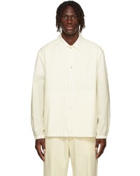 Jil Sander Off White Cotton Jacket
