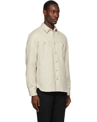 Vince Off White Relaxed Double Face Jacket