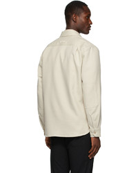 Vince Off White Relaxed Double Face Jacket