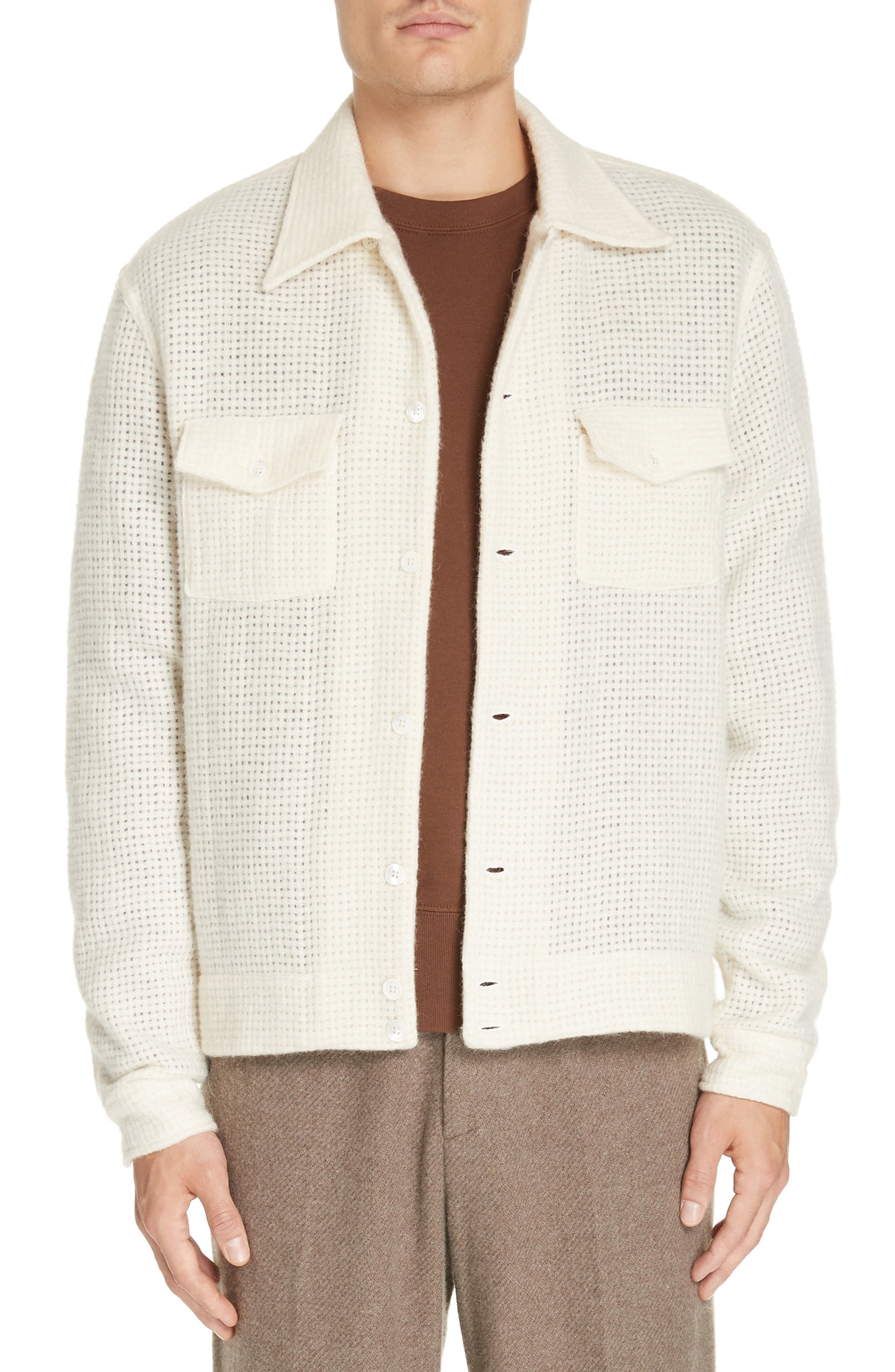 Our Legacy Px Merino Wool Mohair Overshirt, $330 | Nordstrom 