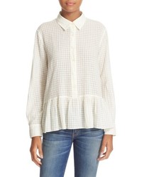 The Great The Ruffle Oxford Shirt