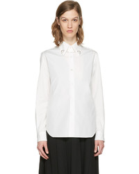 Noir Kei Ninomiya White Pearl Shirt
