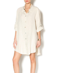 Camille And Co Linen Tunic Shirtdress