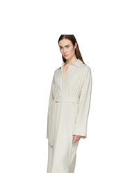 Lemaire Off White Polo Shirt Dress