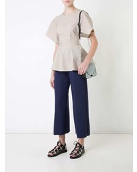 T by Alexander Wang Flared Trim Blouse