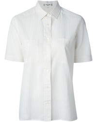Celine Cline Vintage Striped Short Sleeve Shirt
