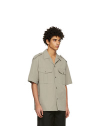 System Beige Safari Short Sleeve Shirt