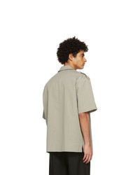 System Beige Safari Short Sleeve Shirt