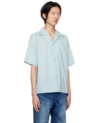 Marni Blue Bowling Shirt