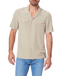 Paige Brookside Short Sleeve Button Up Camp Shirt