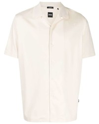 BOSS Button Up Cotton Blend Shirt
