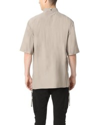 Helmut Lang Drawcord Short Sleeve Shirt