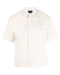 Emporio Armani Flap Pocket Cotton Shirt