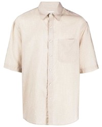 Lemaire Grid Pattern Pocket Shirt