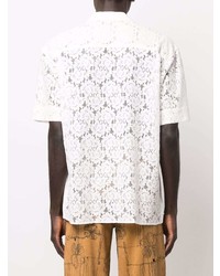 Andersson Bell Lace Detail Short Sleeved Shirt