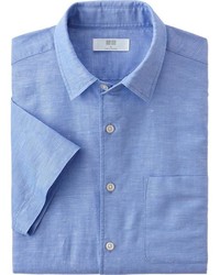 Uniqlo Linen Cotton Short Sleeve Shirt