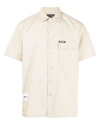 Izzue Logo Patch Short Sleeve Shirt