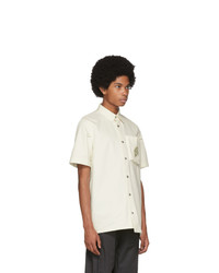A-Cold-Wall* Off White Short Sleeve Pocket Shirt