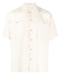 Andersson Bell Patterned Jacquard Short Sleeve Shirt