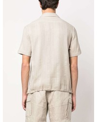 Eleventy Pointelle Knit Short Sleeve Shirt
