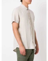 OSKLEN Short Sleeved Linen Blend Shirt