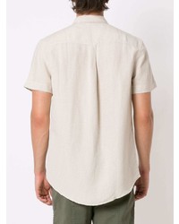 OSKLEN Short Sleeved Linen Blend Shirt