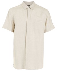 OSKLEN Short Sleeved Linen Blend Shirt